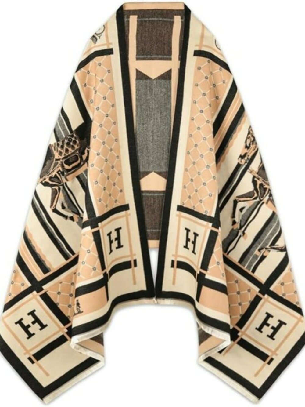 NEW! LUXURY CASHMERE BLEND VIBES WRAP SCARF SHAWL BLANKET